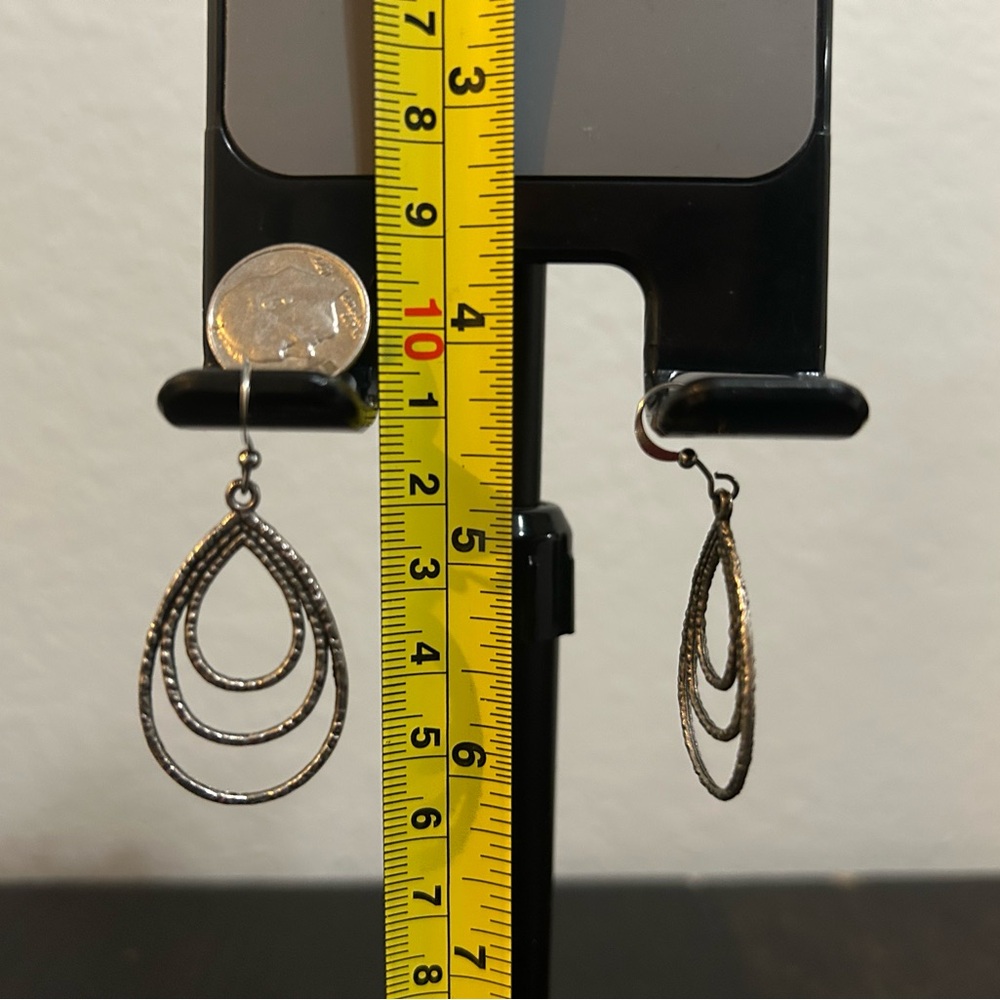 Silver Teardrop Earrings